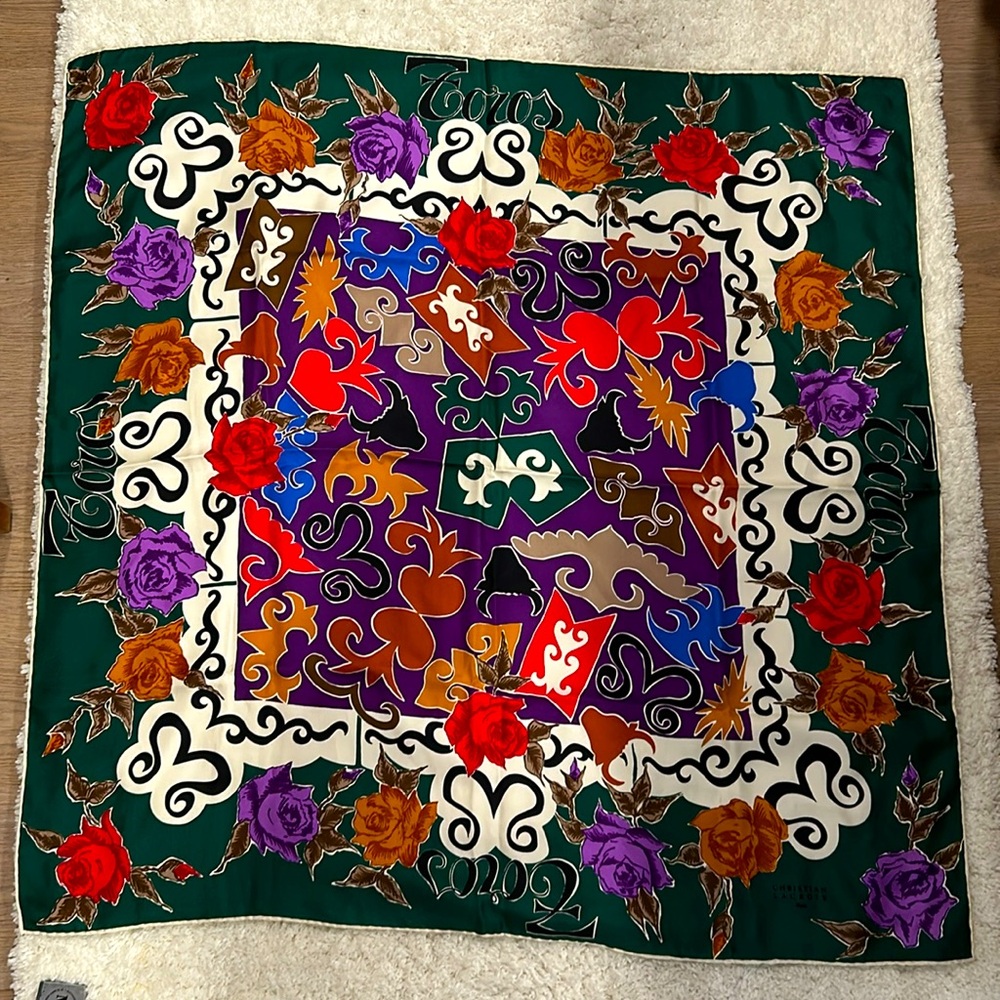 Christian La Croix Silk Scarf